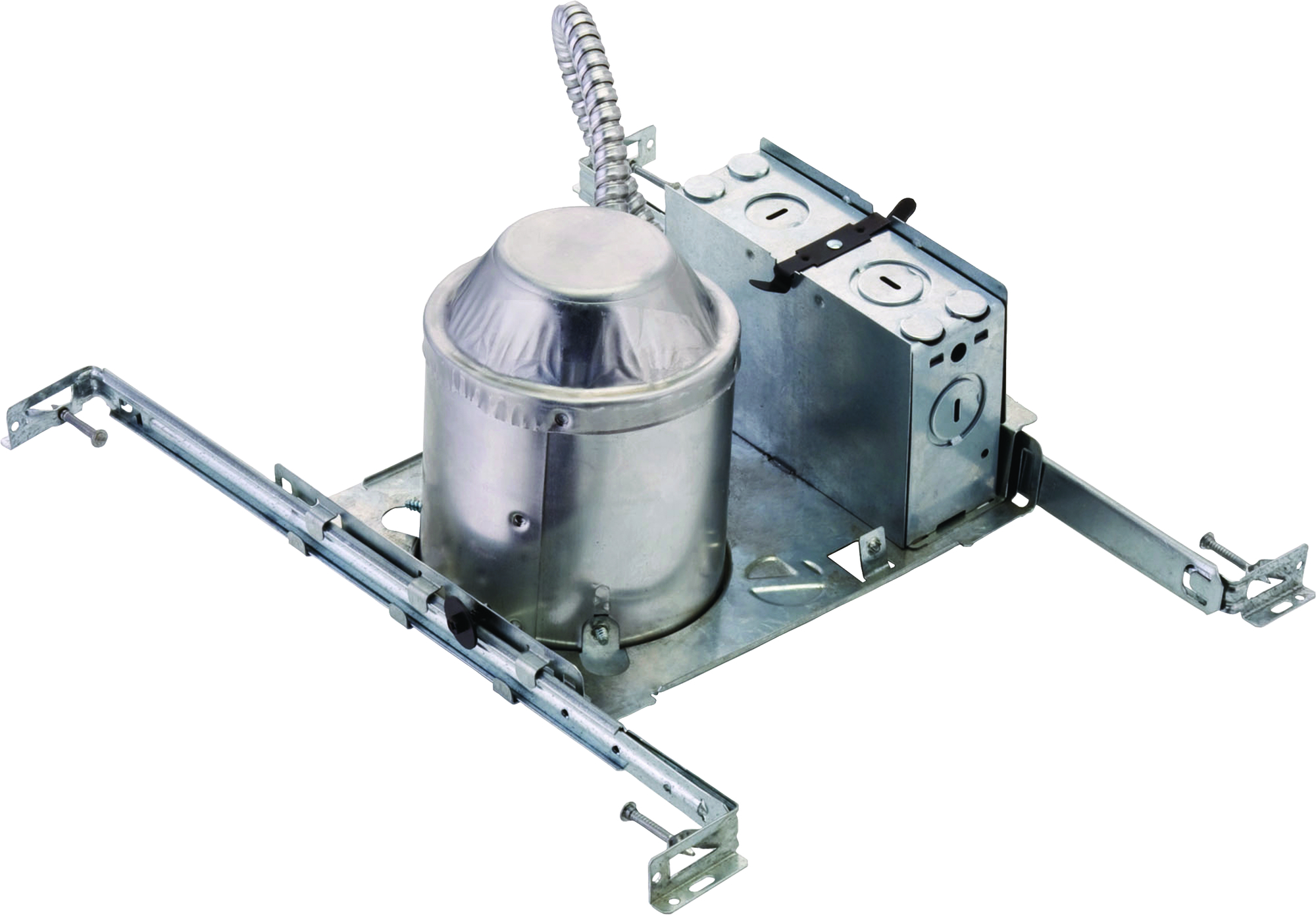 The L3R 4-in. Recessed Incandescent Housings by Juno are rated IC/Non-IC for 2x8 and 2x6 new construction applications.