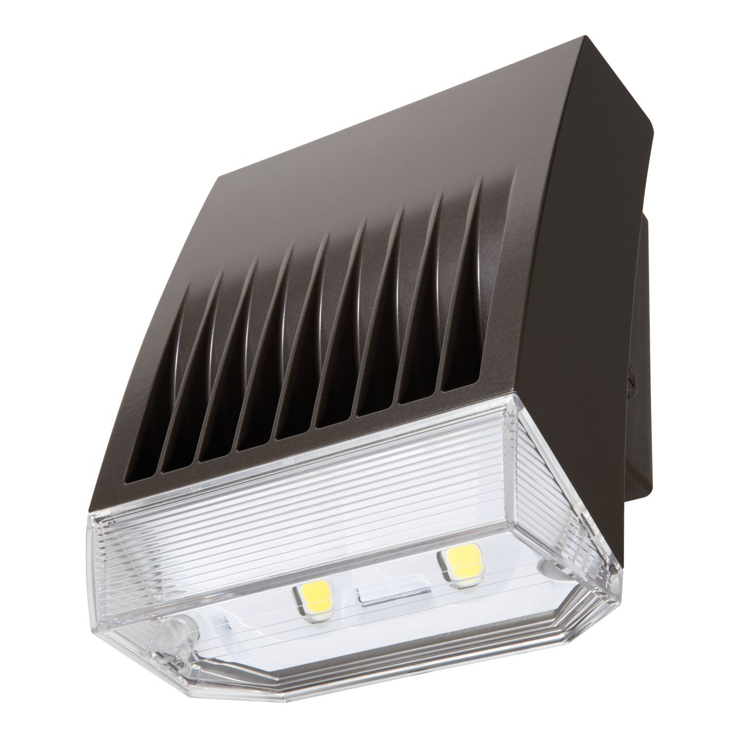 Crosstour MAXX, LED 58W, Wall Mount, Refractive Lens, 5000K, 120-277V, Carbon Bronze