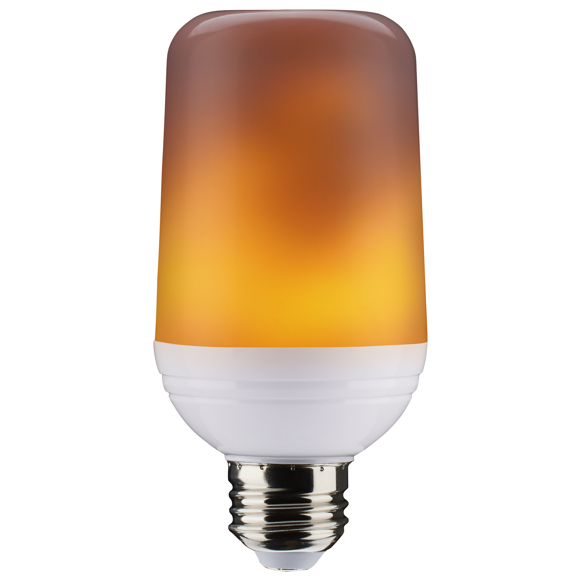 2.5-Watt LED Flame Bulb - T19 - Medium Base - 120 Volts
