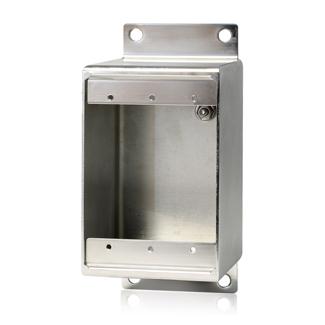 FD Box, Single-Gang, 37.2 Cubic Inch Capacity, Type 304 Non-Magnetic Stainless Steel