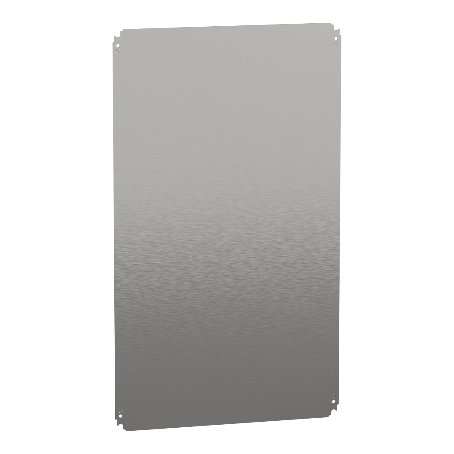 Plain mounting plate H1000xW600mm made of galvanised sheet steel