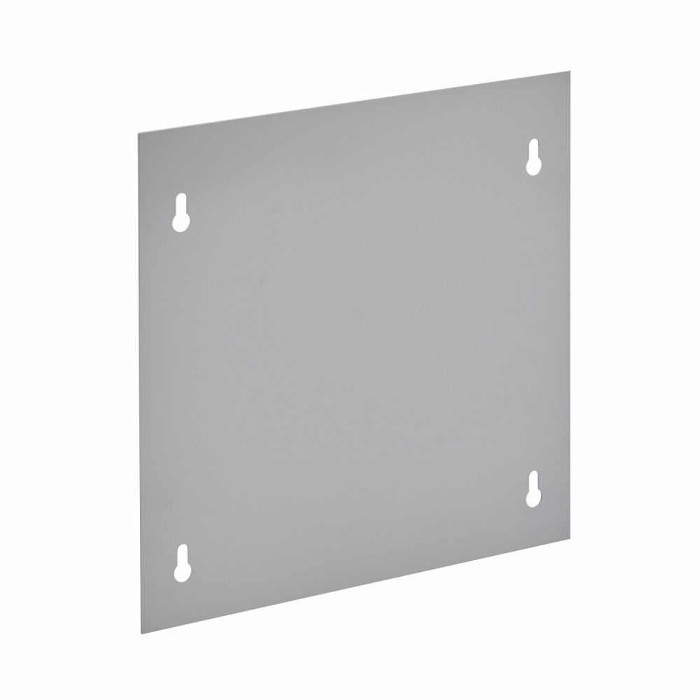 Eaton B-Line series other enclosure accessories, NEMA 1, ANSI 61 gray painted, Steel, Type 1 screw cover, Flush mount, 16 gauge