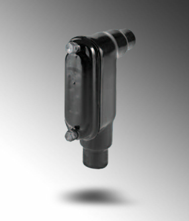 PVC Coated Galvanized Rigid FORM 8 LB FITTING 1-1/2" Trade Size
