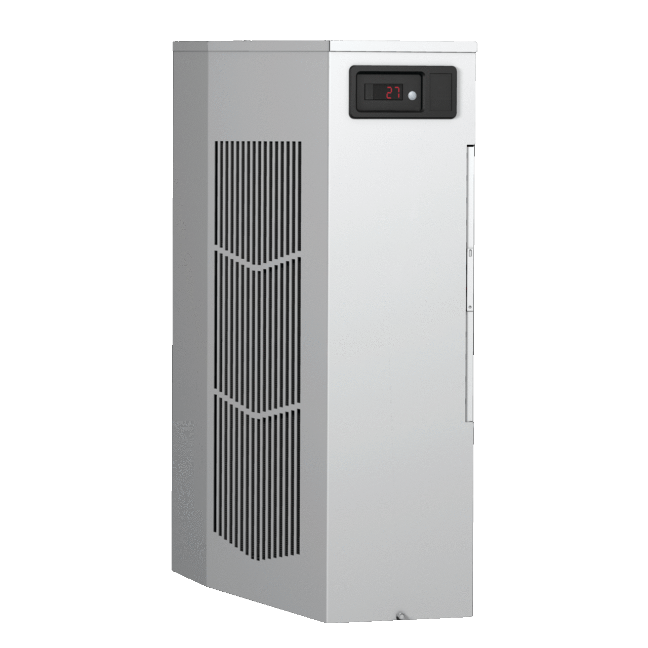 SpectraCool Narrow Indoor/Outdoor N28 AC, 4000BTU 115V, Lt Gray, Steel