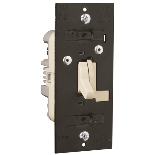 TradeMaster 700Watt Toggle Dimmer, Light Almond