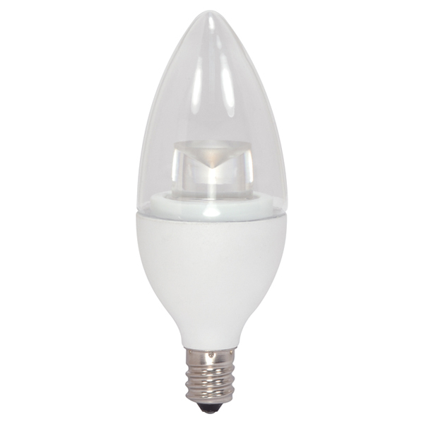 Candle LED Light, Designation: 2.8W Torpedo LED - Candelabra Base - 3000K - 120V - 1 / Card