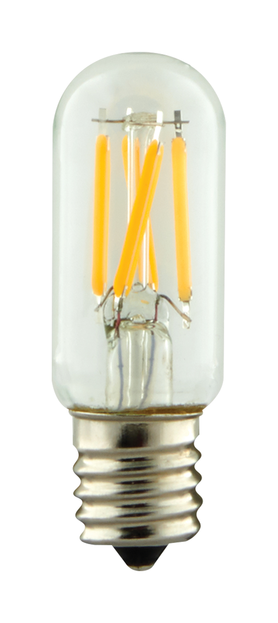3.5 Watt T7 LED Lamp - Clear Intermediate Base 3000K 350 Lumens 120 Volts Carded