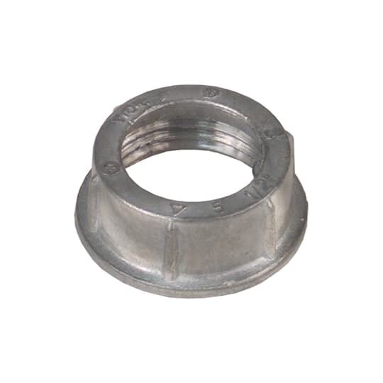 Bushing, Insulated Conduit, Trade Size 3/4 Inch, Width 1.31 Inch, Thickness 0.43 Inch, Die-Cast Zinc, For use with Rigid/IMC Conduit