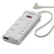 120 Volt/15 Amp, Office Grade Surge Strip, Abs Plastic Enclosure, 6 Ft Cord, 5-15P plug