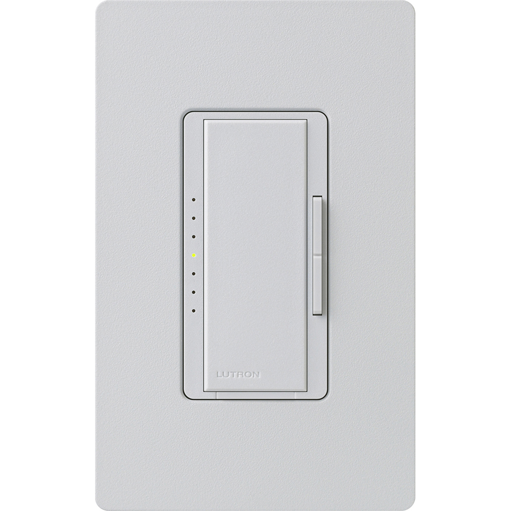 Maestro Dimmer - Satin Finish, Electronic Low-Voltage, Multi-location/single-pole, 120V/600W in palladium