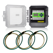Outdoor Series 4100 Universal Voltage Bi-directional 3-Phase 3W/4W, BACNET MS/TP Meter Kits 24", Rogowski CTS Included.