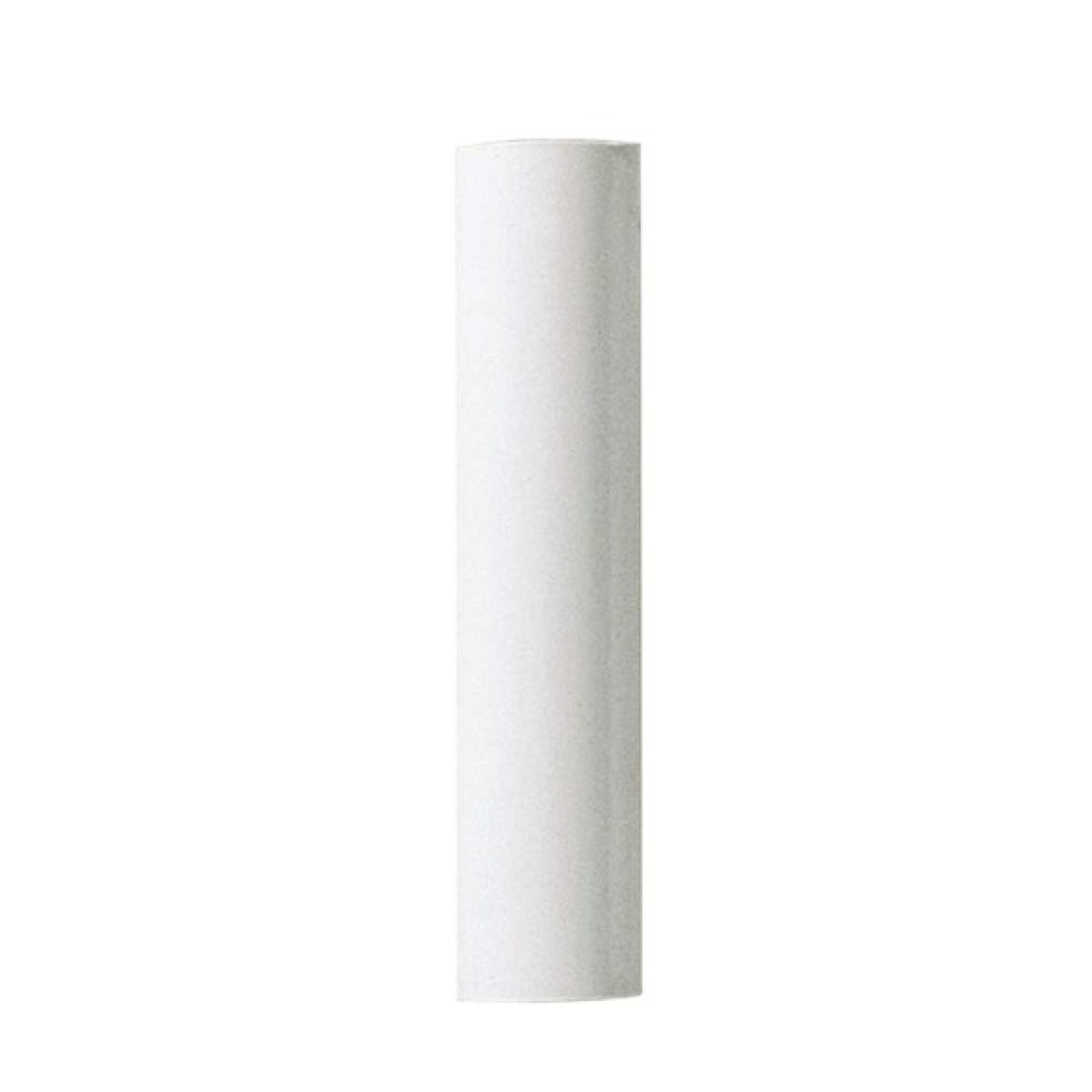 Plastic Drip Candle Cover - White Plastic - 1-3/16" Inside Diameter - 1-1/4" Outside Diameter - 4" Height