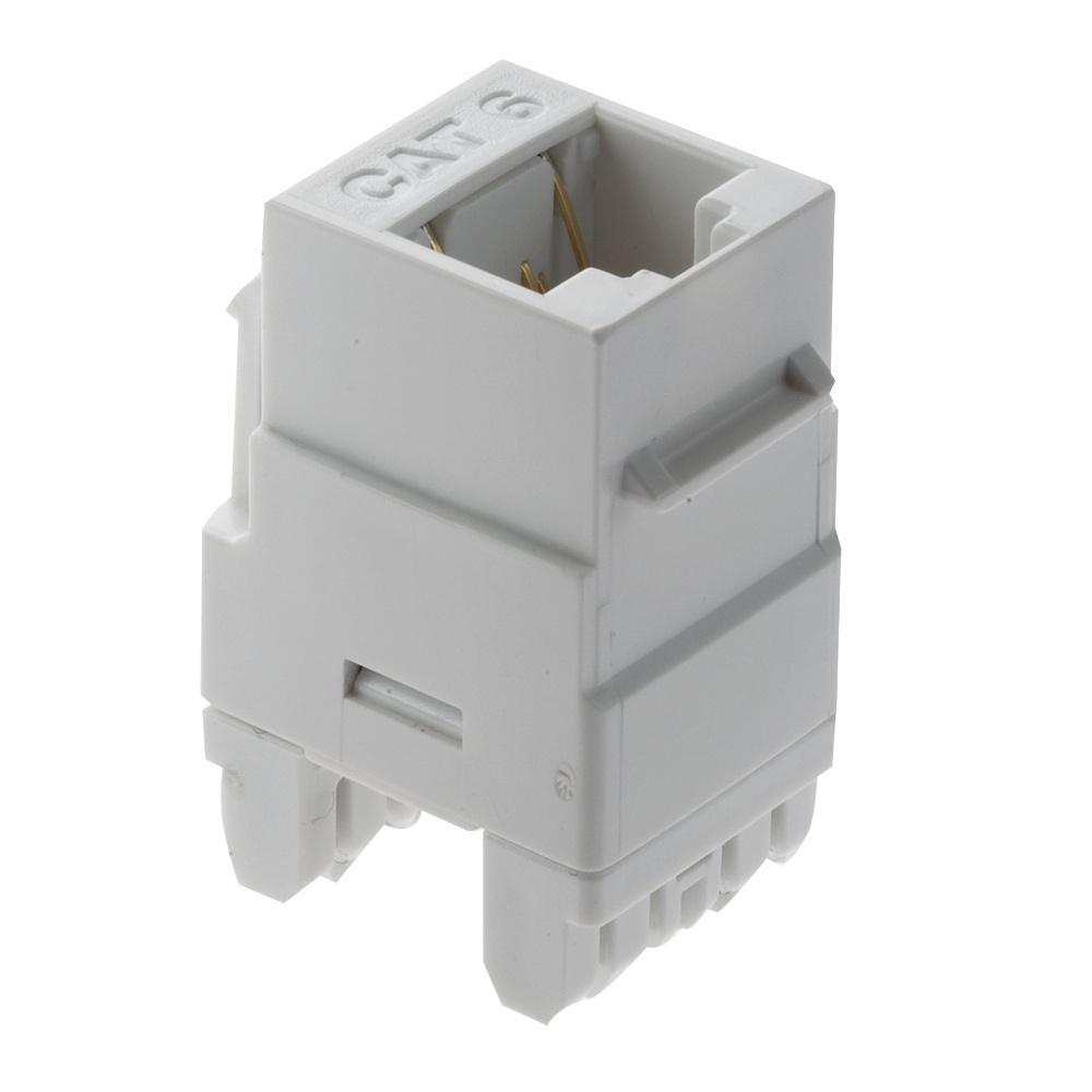 RJ45 Cat 6 Keystone Insert, White