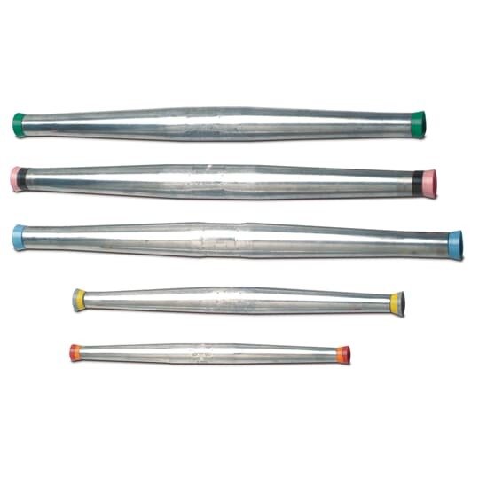 Autoset Automatic Tension Splice for Wire Range: 4 6/1, 7/1, 2 6/1, 7/1 ASCR, 4-2 AAAC, 4-2 AAC, Aluminum, Color Code 4 - Orange, 2 - Red