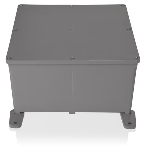 Molded Junction Box, Length 12 Inches, Width 12 Inches, Depth 6 Inches, Material Noryl, Color Gray, Pack of 2