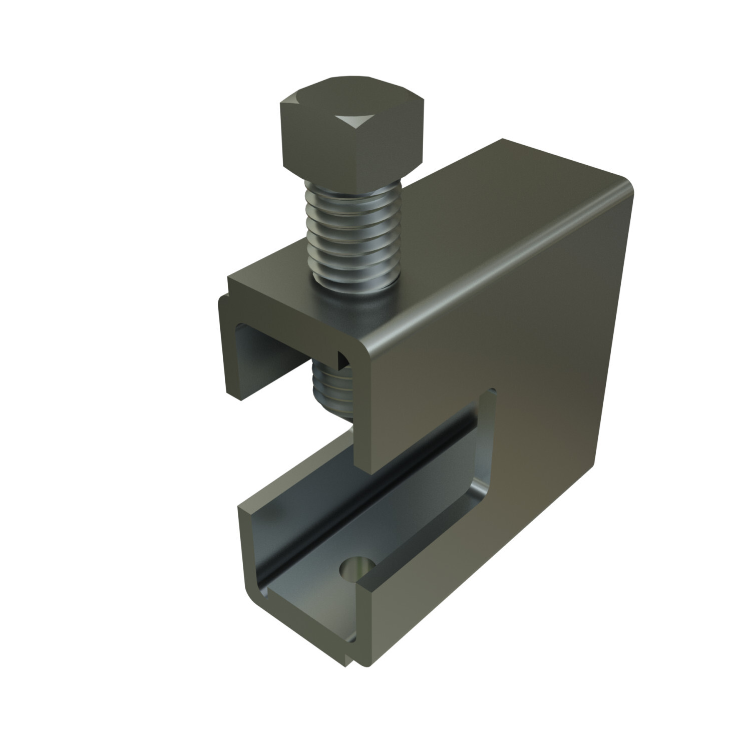 UNISTRUT BEAM CLAMP, 1/2"-13, 1-7/16"x 2-1/2"x 2-1/2", EG