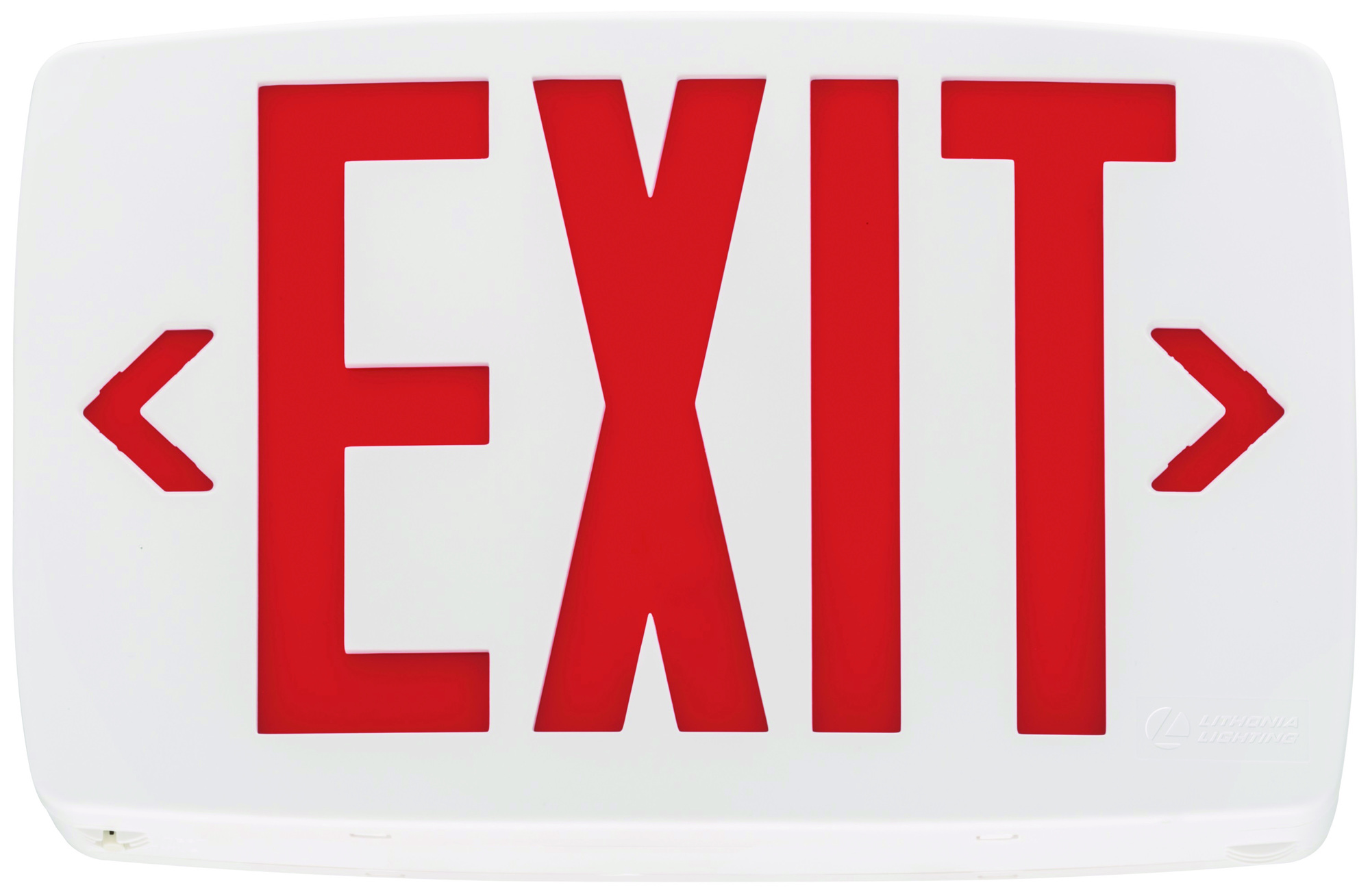 The Contractor Select Quantum LQM emergency exit sign from Lithonia Lighting with improved aesthetics and performance, is easy to install and maintain. The advanced optical design and electronic technology deliver high-quality light output when it is need