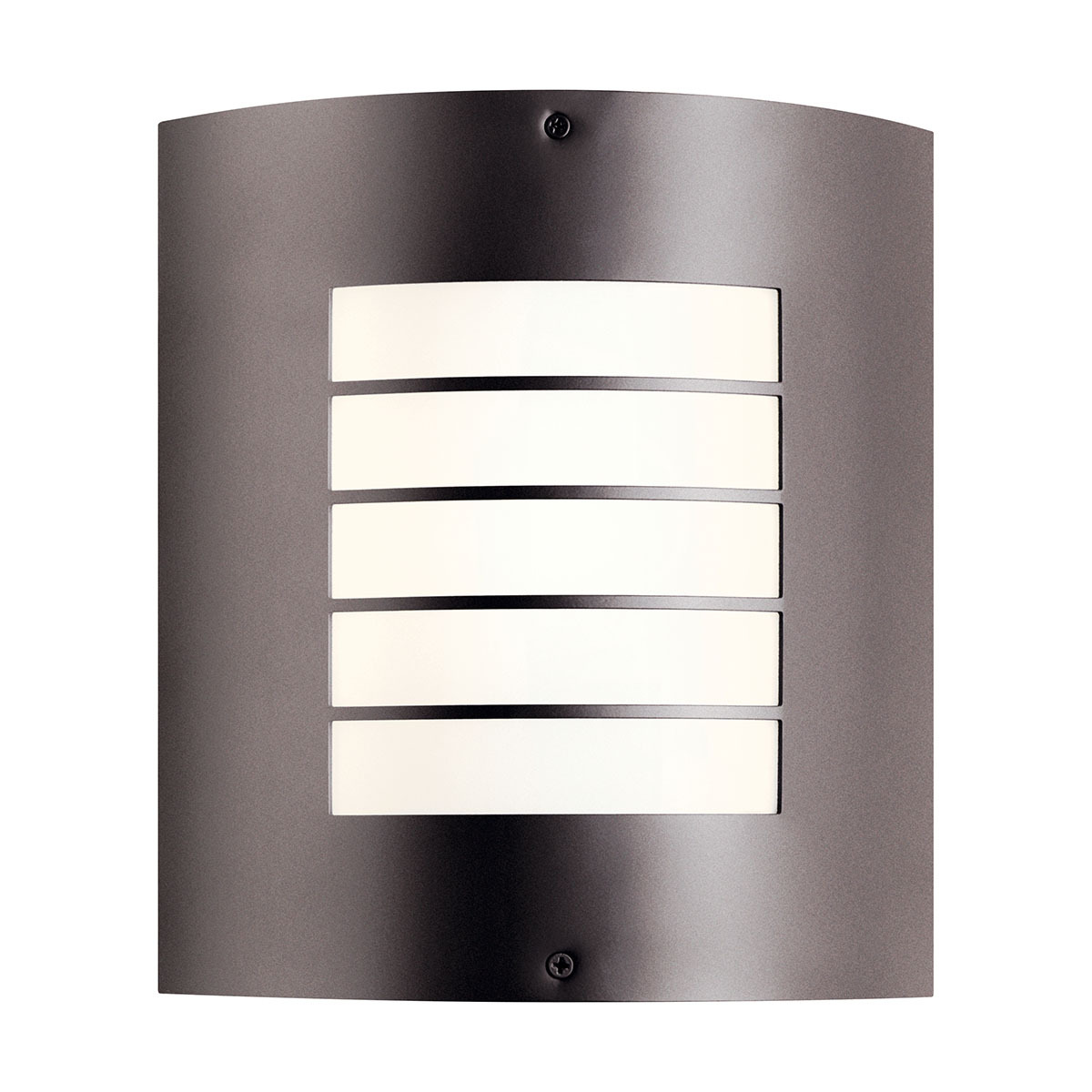 The Newport(TM) 10.25in; 1 light outdoor wall light features a modern look with its Architectural Bronze finish and white acrylic diffuser. The Newport outdoor wall light is perfect in a contemporary environment.