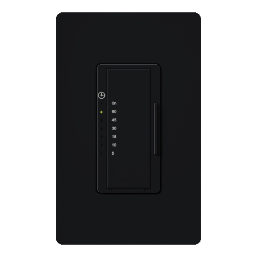 Maestro Countdown Timer, Single-pole, no neutral required, 120V/600W/VA (5A) in midnight