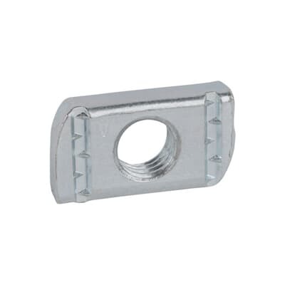 Nut, Universal Springless Channel, Size 1/4 Inch, Steel, For use with All Series Channel and Inserts