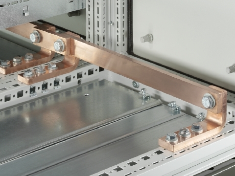 Busbars E-Cu, with integral holes