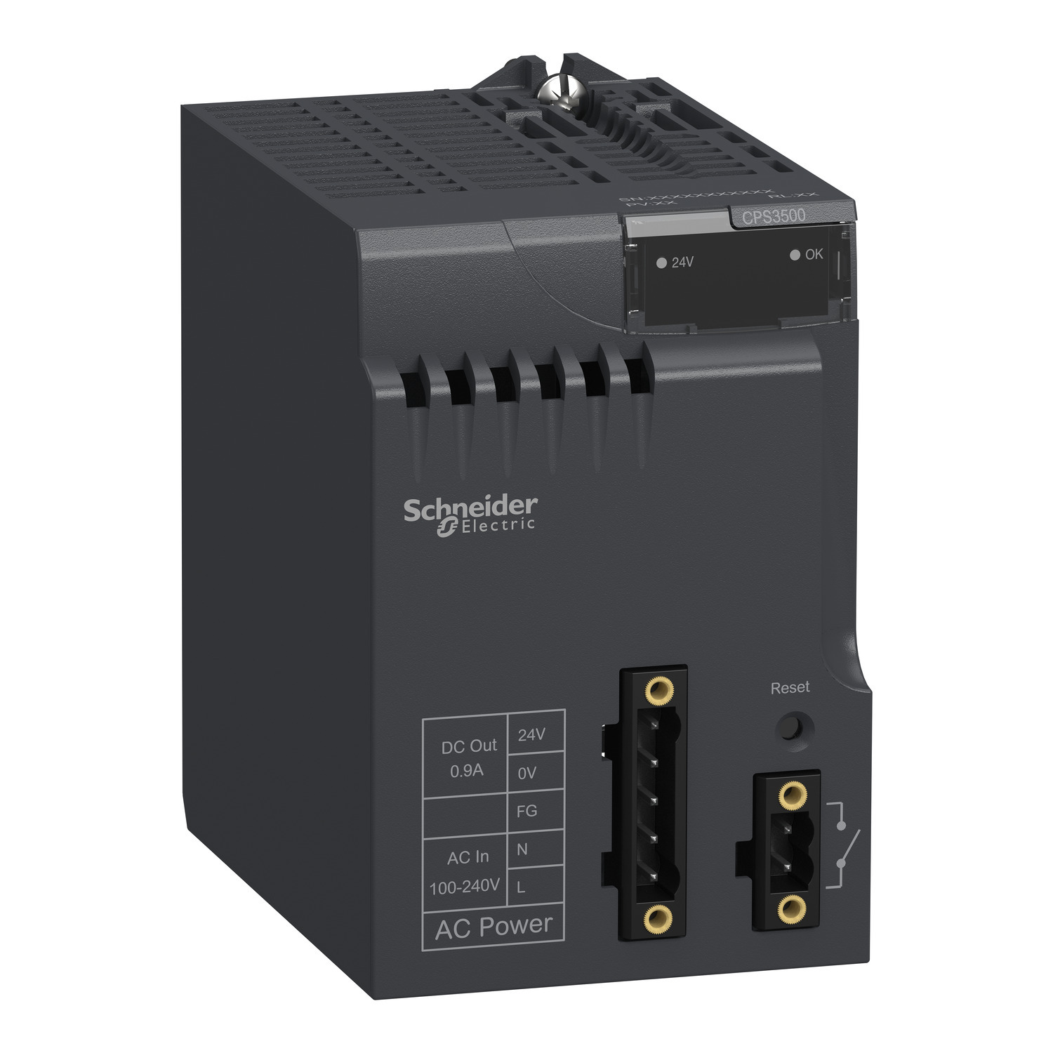 power supply module, Modicon X80, 100 to 240V AC, 36W