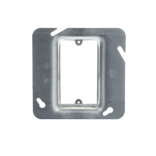 Single Gang Device Cover, 4 Cubic Inches, 4-11/16 Inch x 5/8 Inch Raised, Pre-Galvanized Steel