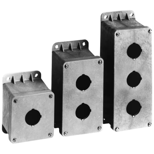 Non-metallic 30.5mm (2) hole pushbutton enclosure.