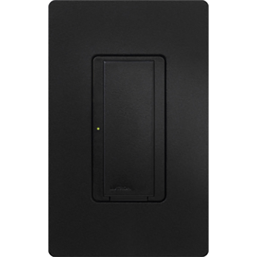 RadioRA 2 Switch, Multi-location/single-pole, neutral required, 120V/8A light or 1/4 HP motor/5.8A motor in midnight