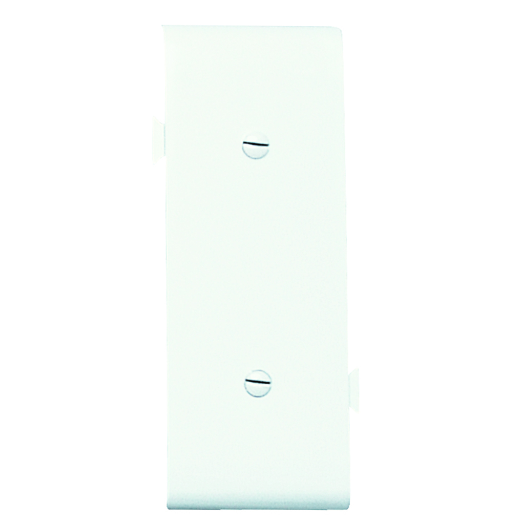 Sectional Wall Plate Semi-Jumbo Blank Strap Mounted Center Section White