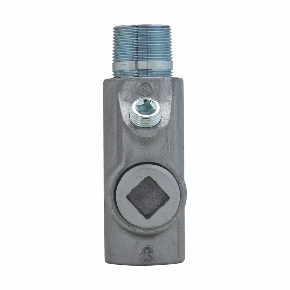 Eaton Crouse-Hinds series EYS conduit sealing fitting, Male and female, Feraloy iron alloy and/or ductile iron, Vertical or horizontal, 2"