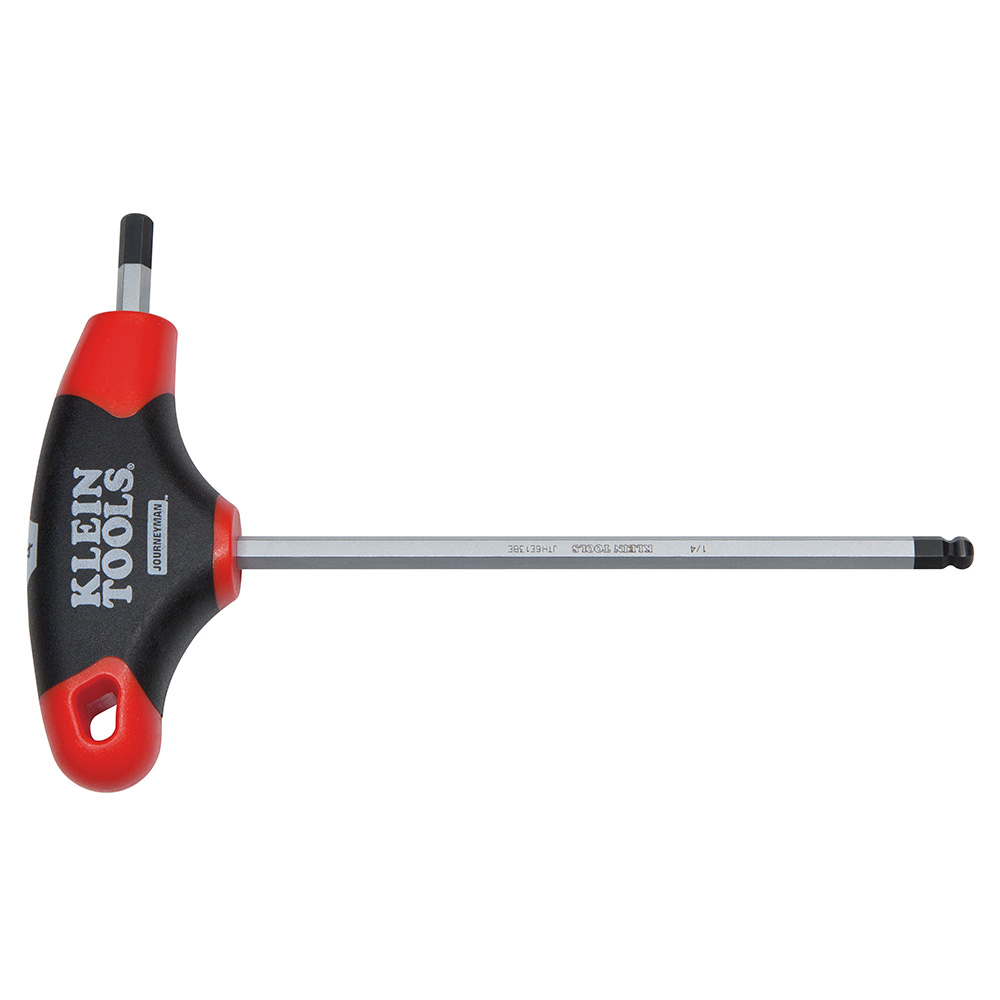 3/8-Inch Ball-End Hex Key, Journeyman T-Handle, 6-Inch