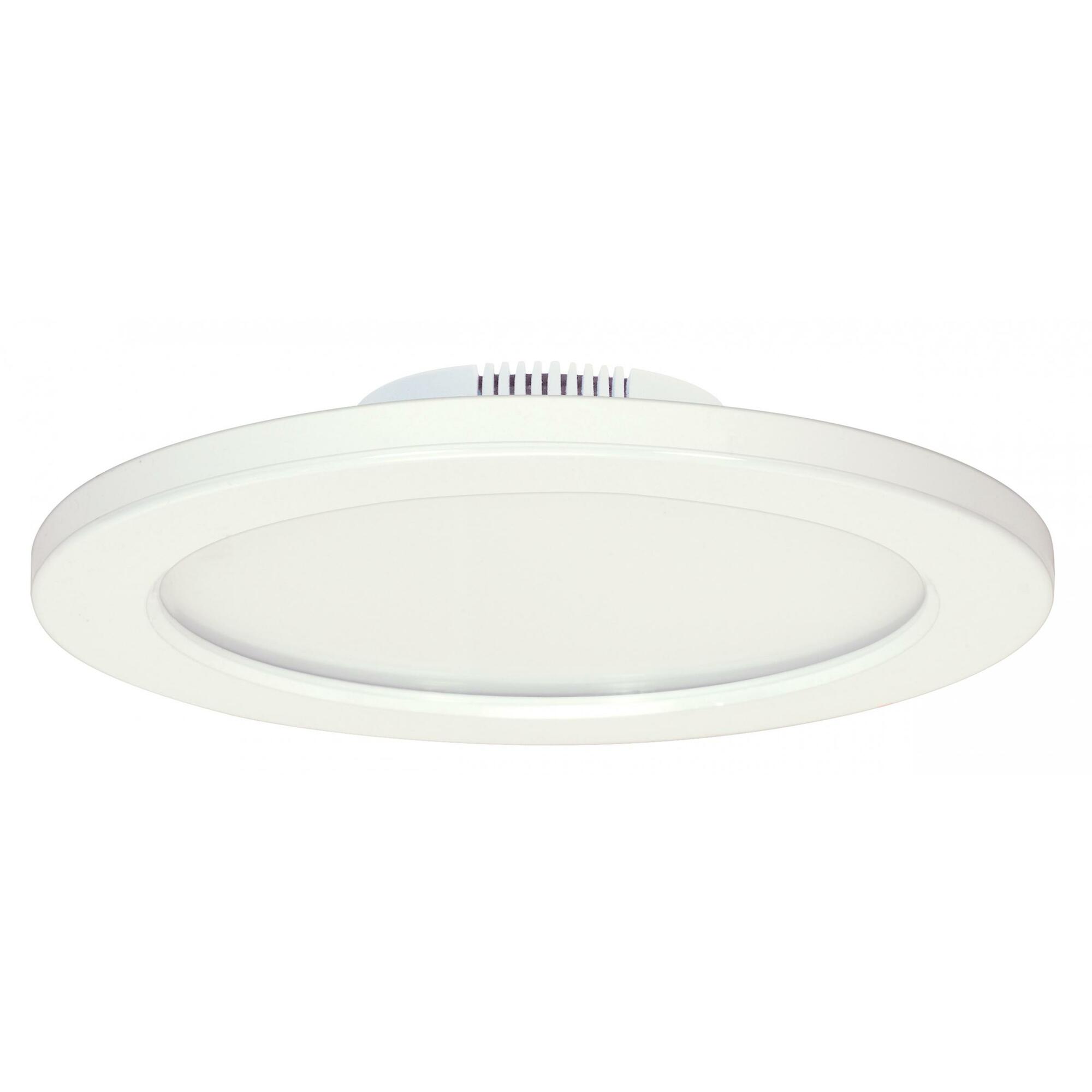 12 Watt - 7 in. Flush Mount LED Fixture - 3000K - White Finish - 120/277 volts