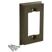 Shallow Wallbox Extender for GFCI/Decora Device, Ivory