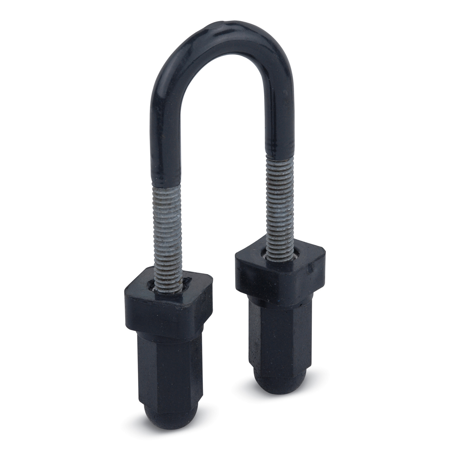PVC Coated U-Bolt, Pipe Size 2 Inch/53 Metric, A Dimension 2.97 Inch/75.41 Metric, Gray