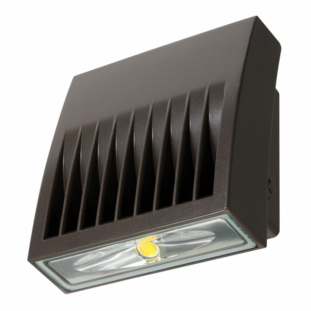Crosstour, LED, 12W, Small Housing, Full Cutoff, 5000K, 120-277V, Carbon Bronze