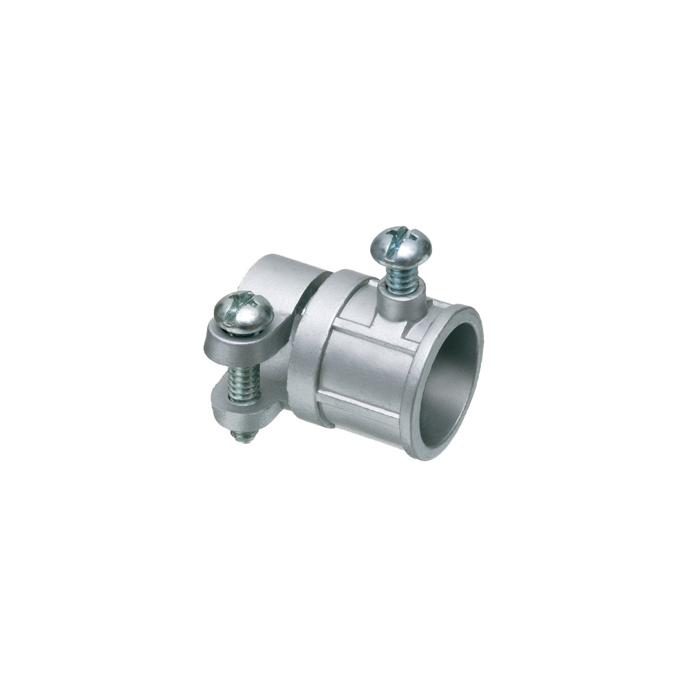862 Combination Coupling, 3/4 in, For Use With Set Screw EMT to Clamp-On Flexible Metal Conduit, Die Cast Zinc