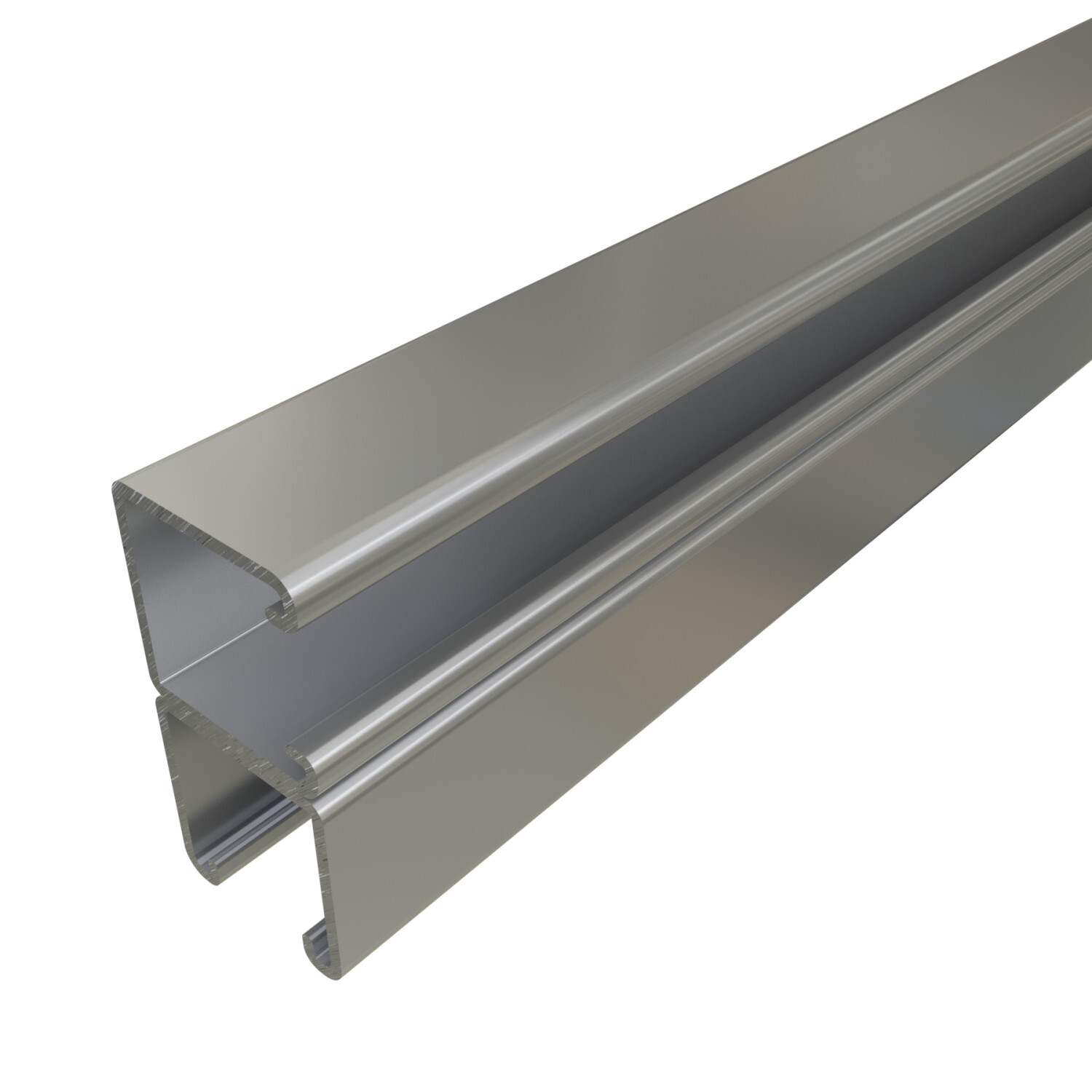 UNISTRUT CHANNEL, 12ga, 1-5/8"x 3-1/4", SOLID, C-WELD, PG