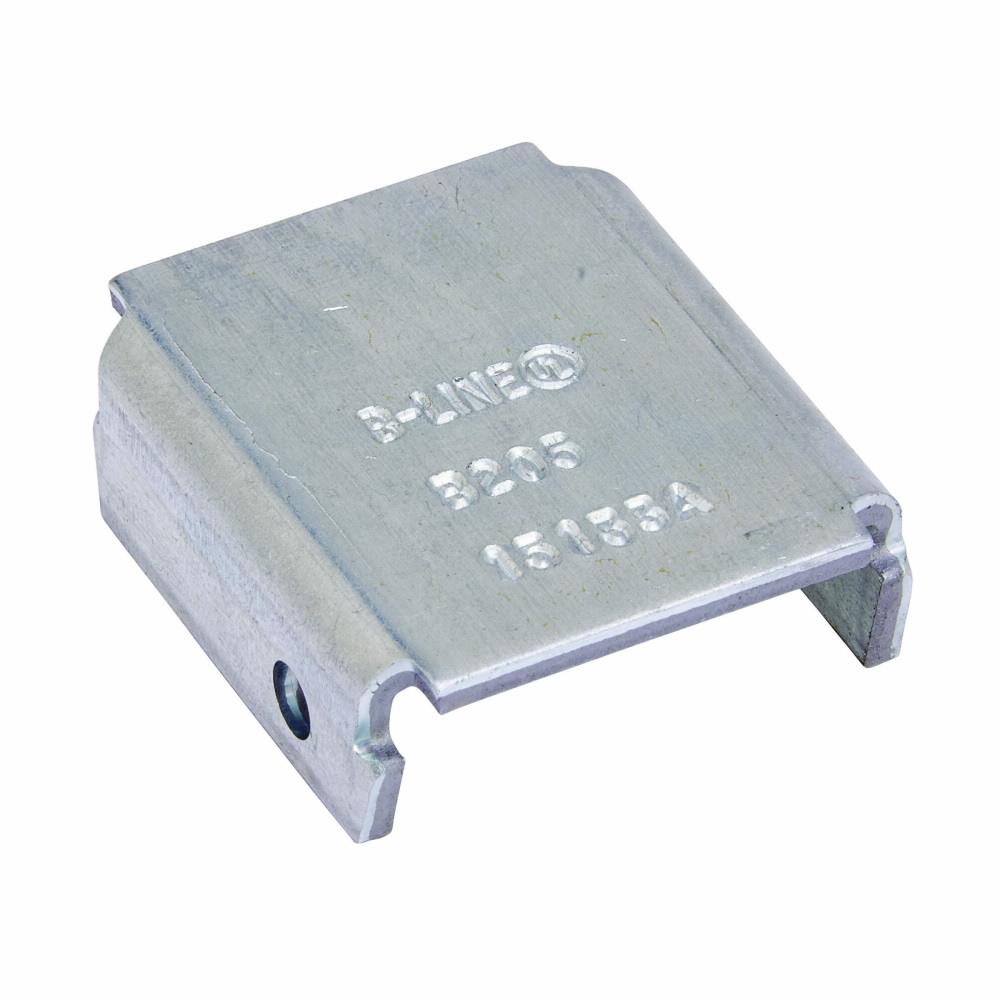 Eaton B-Line series end cap, 1.64" H x 1.62" L x 1.62" W, Steel, Stainless steel type 304, Fits channel type B22