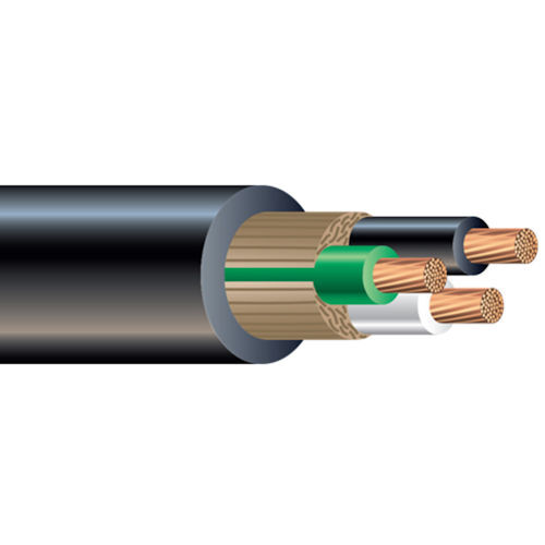 SOOW/SOW Cord, 14 AWG, 3 Conductors, Black, 1000 Foot Reel