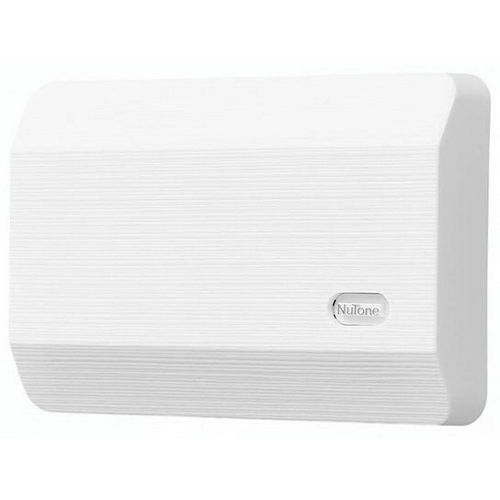 Decorative Wired Door Chime, 8-1/8-Inch w x 5-1/2-Inch h x 2-3/8-Inch d, in White