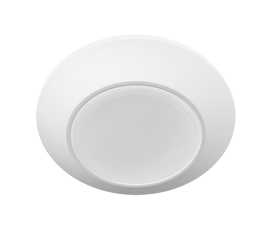 Surface & Flush Mounts 836 Lumens Dsk34 4 Inch Round 12W 90CRI 3000K 120V White Smooth
