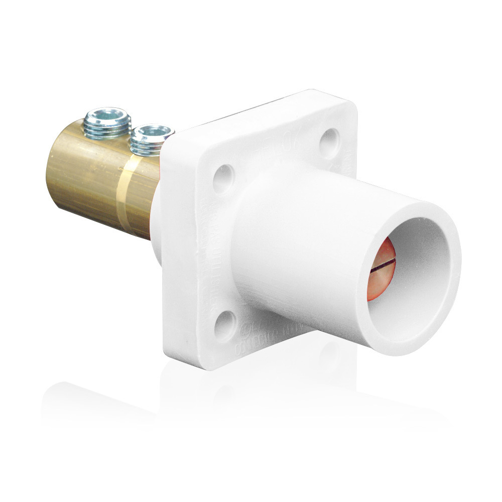 QuickPort Wallplate, Single Gang, 1-Port, White, Bulk Packaged