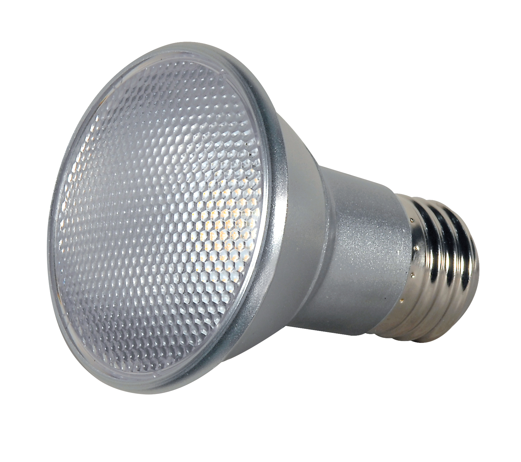 PAR LED, Designation: 7W PAR20 LED - 40' Beam Spread - Medium Base - 3500K - 120V - Dimmable - IP65