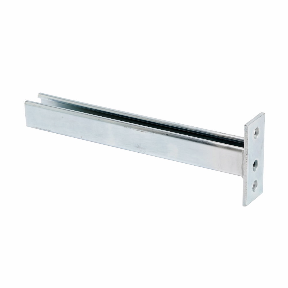 Eaton B-Line series bracket, 4.62" H x 18" L x 1.62" W, Steel, Hot-dipped galvanized