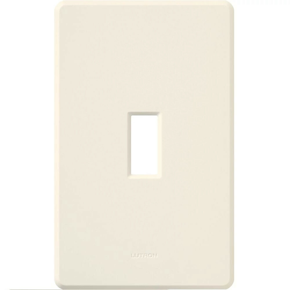 Fassada, Gloss, Single-gang wallplate in light almond