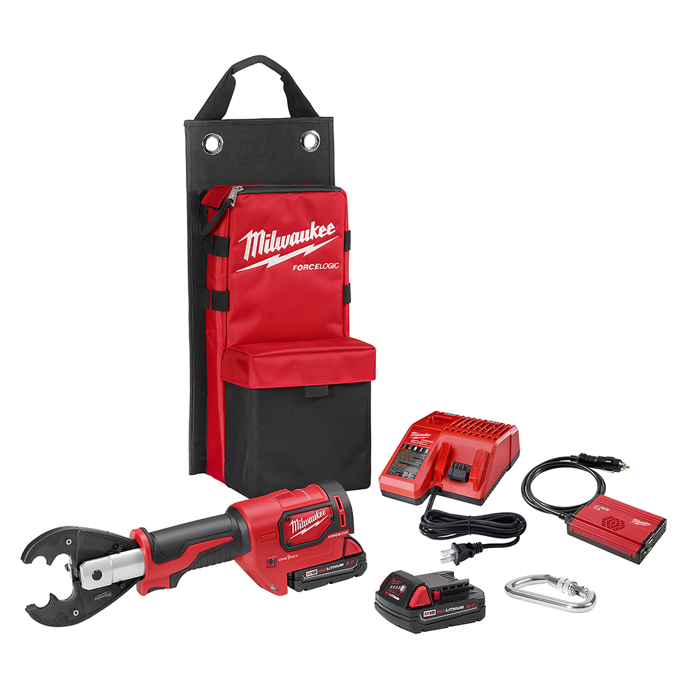 M18FORCE LOGIC 6T Utility Crimping Kit with D3 Grooves and Fixed O Die