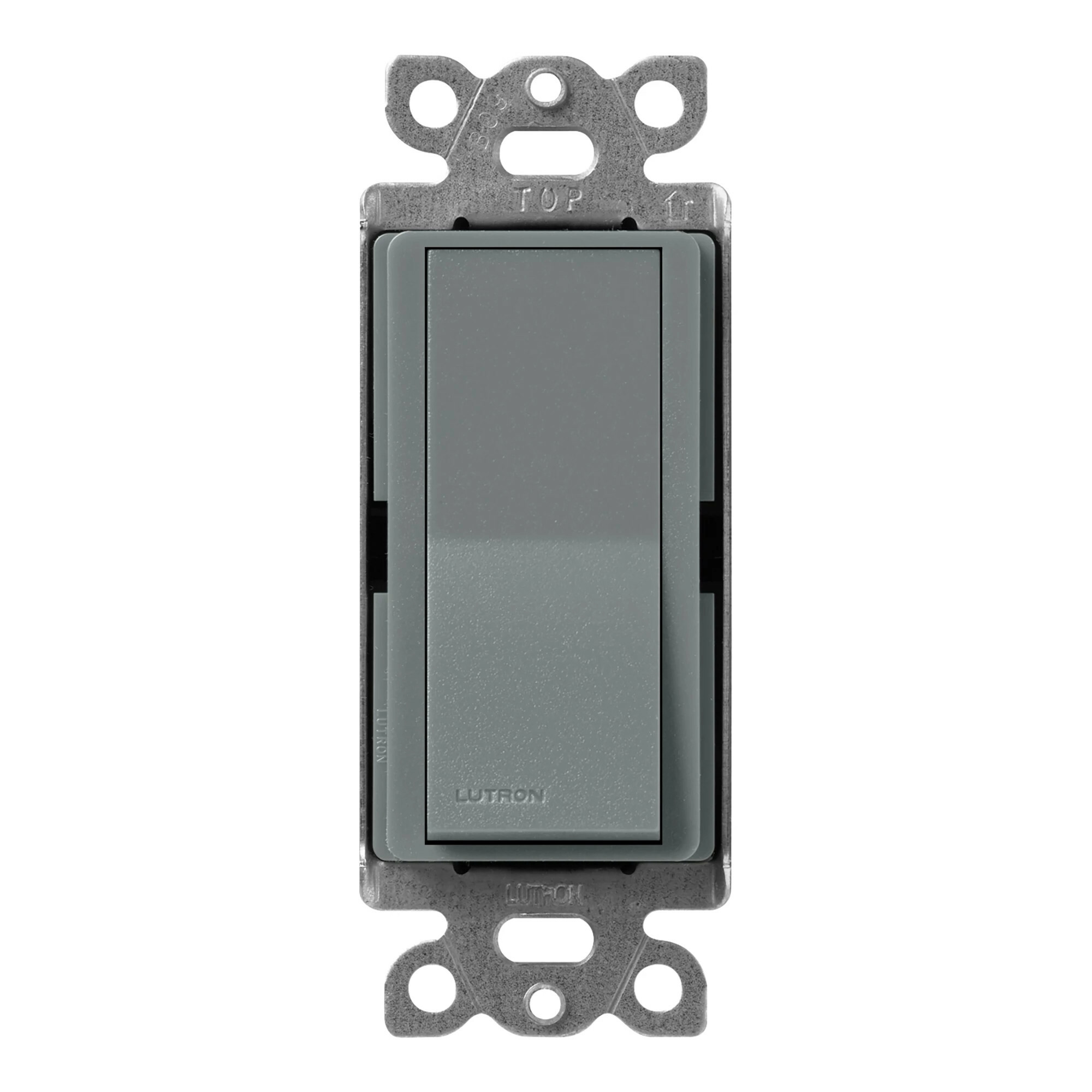 Lutron Claro 15 Amp, 4-Way On/Off Rocker Switch, Slate