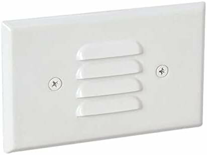 LED Mini Step Light, 90 CRI, Louver, White 