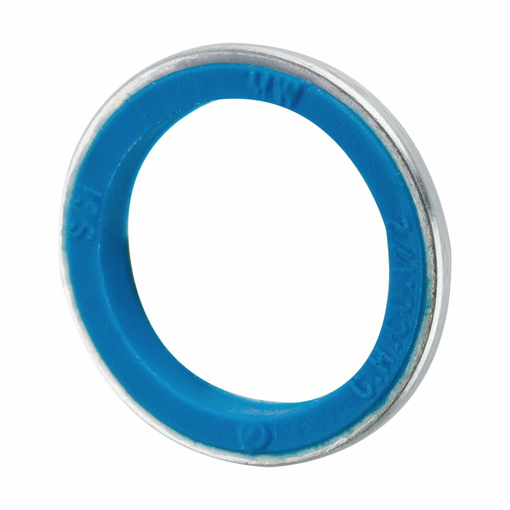 Eaton Crouse-Hinds series rigid/IMC self-retaining gasket, PVC, Steel ring, 1-1/2"